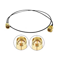 Câble coaxial micro d'usine, assemblage SMA mâle vers SMA mâle, 1,13 mm 1,37 mm LMR100 RG174, rallonge coaxiale RF pour antenne