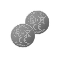 Batería de Botón GOODCELL CR2032 de Litio de 3V y 240mAh para Control Remoto, Herramientas Eléctricas, Electrodomésticos y Juguetes