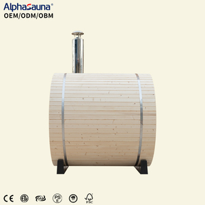 <span class=keywords><strong>Sauna</strong></span> sec extérieur pour 1 personne avec conteneur en <span class=keywords><strong>bois</strong></span> massif et poêle à <span class=keywords><strong>bois</strong></span> pour usage en villa - Product Image 2