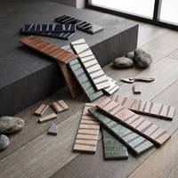 Carrelage mural et de sol en porcelaine série Prism 75x300mm, carrelage décoratif rustique à grain sec collé, série Prism brillant mat, plusieurs couleurs