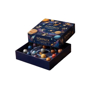 Cosmic <strong>Galaxy</strong> Themed Hard Candy <strong>Gift</strong> Box With Orbit Inner Tray Two Piece Lid &amp; Base Sweet Packaging Box for Confectionery - Product Image 6