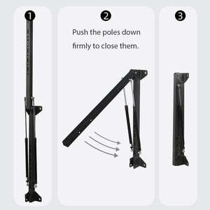 Equipo de Entrenamiento de Baloncesto <span class=keywords><strong>Gaia</strong></span> Sport 2024, Corrector de Postura de Tiro de Baloncesto de Metal Negro - Product Image 2