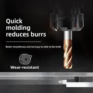 55 Degree 4 Flutes Straight Shank Coated <strong>End</strong> <strong>Mill</strong> <strong>Long</strong> <strong>End</strong> <strong>Mill</strong> for Steel - Product Image 3