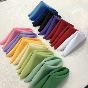 ผ้าเช็ดปากโพลีเอสเตอร์100% สำหรับมื้อค่ำผ้าเช็ดปากสำหรับงานเลี้ยงงานแต่งงานงานเลี้ยง - Product Image 1