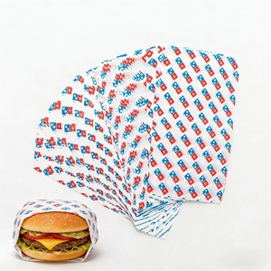 Papier de cuisson de haute qualité double face 40 g/m², enduit de silicone, résistant à la graisse, feuilles de cuisson enduites de cire pour l'emballage des sandwichs - Product Image 1