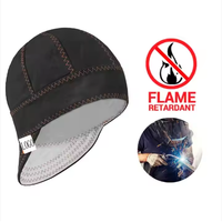Gorra de algodón encerado con logotipo personalizado 100% algodón para seguridad y protección durante el soldadura con máquina láser, panel de soldadura de seguridad.