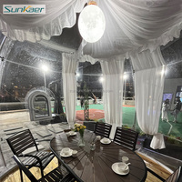 Tenda Dome Harga Pabrik, Rumah Dome Mewah dengan Lembaran PC Transparan, Kamar Hotel Dome dengan Kamar Mandi, Rumah Gelembung PC