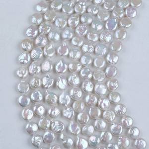 Perles de culture d'eau douce naturelles roses de 10-11 mm, particules non poreuses, perles en vrac, accessoires en gros pour bijoux - Product Image 3