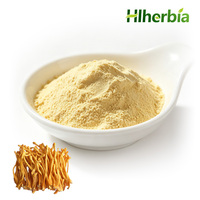Poudre d'extrait de Cordyceps militaris 100% naturelle, contenant 1%, 2% ou 3% de cordycepine