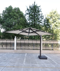 ร่มบังแดดร่มกลางแจ้งขนาดใหญ่<span class=keywords><strong>3</strong></span>*<span class=keywords><strong>3</strong></span>ม. ร่มสี่เหลี่ยมสีดำปรับความสูงได้ในสวน - Product Image 5