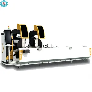 CNC Mitre Double Head Sawing and Cutting UPVC PVC Window Door Making Machine Aluminium Profiles Miter Saw Automatic