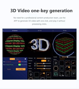 100cm 3D <strong>Hologram</strong> <strong>LED</strong> Display Advertising Screen Indoor/Outdoor Education Application OEM <strong>Supplier</strong> Type-Holographic <strong>Fans</strong> - Product Image 5