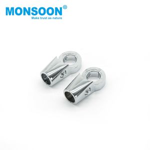 Connecteur de tube rond en acier chromé à double raccord pour séchoir à linge et armoire, quincaillerie de mobilier de haute qualité - Product Image 4