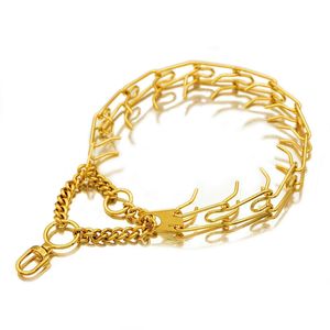 <span class=keywords><strong>Collar</strong></span> de Adiestramiento de Lujo de Acero Inoxidable para Mascotas, Cadena de Estrangulamiento y Cadena de Control para Perros Grandes/Medianos, Correa Antitirones con Púas - Product Image 6