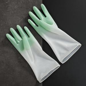 Gants de nettoyage de la cuisine et de la salle de bain, gants de vaisselle en latex multifonctionnels, gants en latex - Product Image 4