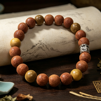 Bracelet et Jonc de Luxe Faits Main DIY, 16 cm, Bracelet Perlé Traditionnel Chinois aux Herbes, Unisexe, Tendance, Idéal pour un Cadeau