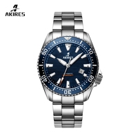 Miyota 8215 – montre mécanique pour hommes avec Logo Oem, 20atm, mouvement automatique, lunette en céramique, bracelet en acier inoxydable
