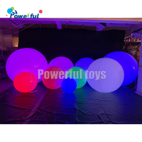 2025 Offre Spéciale LED boule gonflable événement unique décoration éclairage ballon pour noël Halloween et pâques