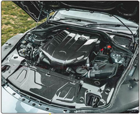 Cubierta de motor estilo Bull Demon King de fibra de carbono para Toyota Supra A90 A91