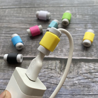 Protector de Cable de Datos con Forma Cuadrada para iPhone y Android, Funda Protectora Anti-Rotura para Cable de Carga USB