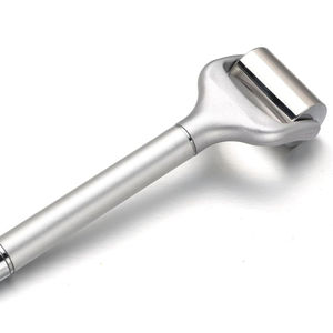 Alat Pijat Dingin Elektrik Genggam <span class=keywords><strong>Roller</strong></span> Es untuk Wajah dan Mata, Mengecilkan Pori-pori, Menenangkan, Perangkat Derma Rolling Titanium untuk Perawatan Wajah - Product Image 1