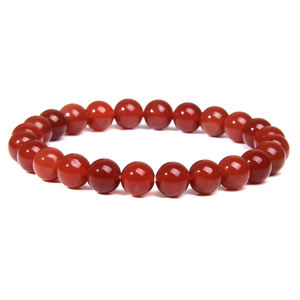 8mm joyería <span class=keywords><strong>de</strong></span> piedras preciosas <span class=keywords><strong>piedra</strong></span> Natural cristal ágata amatista Cornelian pulsera elástica curación Reiki pulsera para Mujeres Hombres - Product Image 2