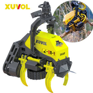 Tête d'Abattage Forestière XUVOL XVF-360 <span class=keywords><strong>pour</strong></span> <span class=keywords><strong>Mini</strong></span>-<span class=keywords><strong>Pelle</strong></span> avec <span class=keywords><strong>Grappin</strong></span>-Scie <span class=keywords><strong>pour</strong></span> l'Exploitation Forestière et le Débitage de Bois - Product Image 2