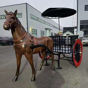 Carroza de Caballos de Diseño Único en Venta, Vehículo Turístico, Vehículo de Transporte Especial, Asientos Azules Personalizados - Product Image 5