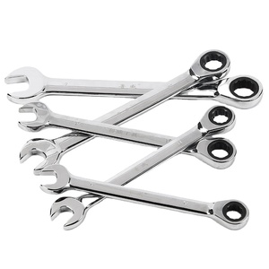 Chuyên nghiệp Heavy Duty Metric OEM đôi mở-end Chrome Vanadi Ratchet cờ lê Set - Product Image 2