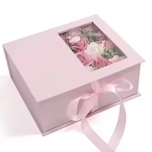 Nuovissima Scatola <span class=keywords><strong>per</strong></span> Gioielli in Cartone Rigido a Forma di Rosa con Nastro, Design Portatile, Ideale come <span class=keywords><strong>Regalo</strong></span> <span class=keywords><strong>per</strong></span> <span class=keywords><strong>San</strong></span> <span class=keywords><strong>Valentino</strong></span> - Product Image 2