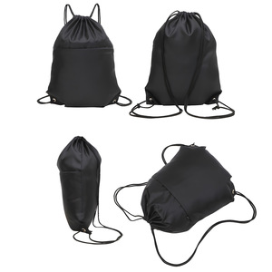 <b>Drawstring</b> <b>Bag</b> 48x38cm <b>Waterproof</b> Oxford Cloth Gym Backpack Sports Storage With Multiple Pockets Hiking Outdoor Use - Product Image 1
