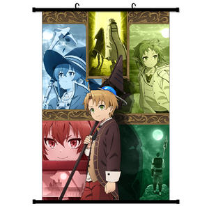 ม้วนกระดาษติดผนังลายการ์ตูน33แบบดีไซน์สำหรับแฟนๆของการ์ตูนอนิเมะ <span class=keywords><strong>mushoku</strong></span> <span class=keywords><strong>Tensei</strong></span> การกลับชาติมาเกิดใหม่ที่ไม่มีปีเป็นของขวัญ - Product Image 1