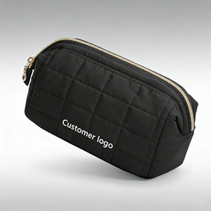 <b>Makeup</b> Bag Travel Toiletry Bag, Puffy Padded Make Up Bags for Women <b>Makeup</b> Organizer <b>Case</b>, Wide-open Pouch Purse Travel - Product Image 3