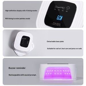 Nueva Lámpara de Uñas UV Recargable SUN S15 con Luz Roja de Secado Rápido, Inalámbrica, con Almacenamiento de Energía, Máquina de Fototerapia para Gel de Uñas - Product Image 5