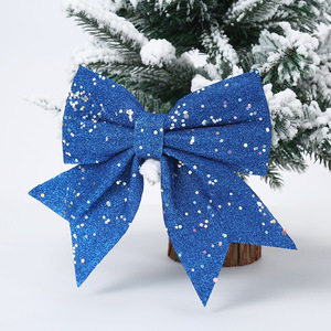 15-40cm Grands Arcs Or Rouge <span class=keywords><strong>Perle</strong></span> Coton <span class=keywords><strong>Arbre</strong></span> De Noël Ornements Pendentifs Arcs Noeuds De Noël Arcs De Noël Décorations Cadeaux - Product Image 3