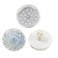 Ampoules de carrousel étanches 60mm 18 LED RGB IP65, corps en plastique, cabochons E14, pour manèges, parcs d'attractions, ampoule turbo à point, AC24V