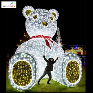 Luz LED Decorativa con Motivo de Oso para Exteriores, para Decoración Festiva de Navidad y Diwali - Product Image 4