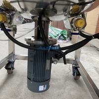 Mélangeur industriel réservoir de mélange savon liquide faisant la machine mélangeur shampooing machine acier inoxydable avec chauffage 200l mélangeur cosmétique