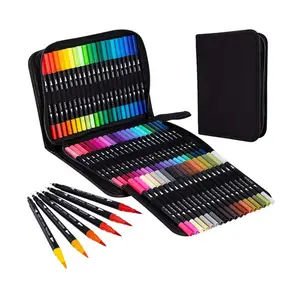 Touchfive — <span class=keywords><strong>marqueur</strong></span> de dessin à base d'<span class=keywords><strong>alcool</strong></span>, Fiber de haute qualité, 60 couleurs, boîte personnalisée, stylo avec Logo en vrac - Product Image 1