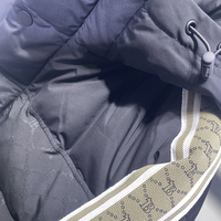 Doudoune Homme Luxe en Duvet de Canard Blanc, Manteaux d'Hiver Classiques à Capuche Rembourrés pour Femme