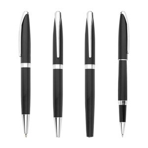 Stylo à bille noir mat de luxe 0.7mm largeur d'écriture Logo personnalisé publicité Promotion stylos <span class=keywords><strong>nouvelle</strong></span> <span class=keywords><strong>Collection</strong></span> de luxe - Product Image 5
