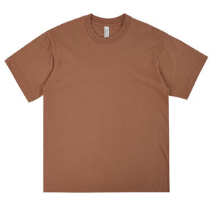 Camiseta de Manga Corta para Hombre, Estilo Holgado, Marca Moderna, Algodón Puro, Hombros Caídos - Product Image 4