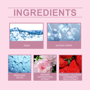 Agua perfumada con aroma <span class=keywords><strong>a</strong></span> peoní<span class=keywords><strong>a</strong></span> y fresa, con una fragancia duradera y un diseño portátil, es un perfume de nicho, ligero y refrescante. - Product Image 5