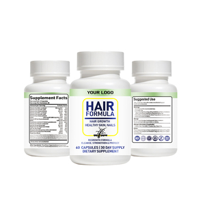 Capsule OEM per la Formula dei Capelli con Multivitamine Premium, Ingredienti Naturali per la Crescita dei Capelli, Promuove Capelli <span class=keywords><strong>e</strong></span> Pelle Sani - Product Image 5