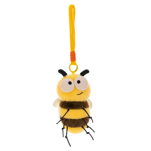 Plush Insect Toy Cute 4 Inch Funny Bee Mosquito <strong>Butterfly</strong> Stuffed Pendant Soft Keychain for Wholesale Gift Retailers - Product Image 5