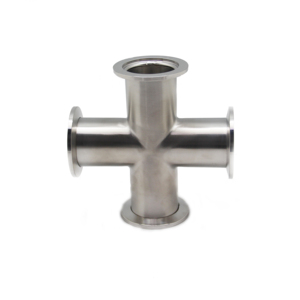 Qiimii chất lượng hàng đầu thép không gỉ SS304 SS316L Hàn tri-kẹp 4 chiều chéo 3A DIN vệ sinh phụ kiện đường ống - Product Image 5