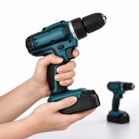 Kit combiné d'outils électriques sans fil sans balais 3 en 1 : perceuse, visseuse à chocs, meuleuse d'angle avec batterie et chargeur rapide pour le bricolage et la construction