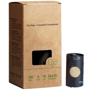 Eco-Friendly Biodegradable Corn Starch Poop <b>Bags</b> with Dispenser for Cats Dogs & Small Animals-Portable Pet Waste Packaging - Product Image 6