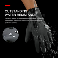 Gants de ski unisexes Vilico, sportifs, chauds, respirants, pour l'hiver, cyclisme, coupe-vent, imperméables, écran tactile, snowboard, fermeture éclair