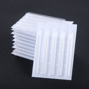 316l jarum tindik kecantikan sekali pakai, jarum steril untuk alat tindik hidung bibir telinga - Product Image 2